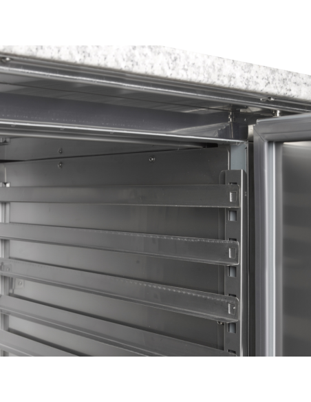 Pizzabänk med kylränna 2 dörrar Tefcold PT1200 + VK38-150