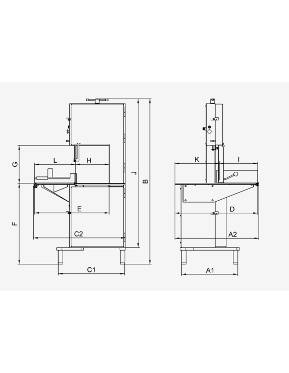 Medoc Bandsåg STL-480 M