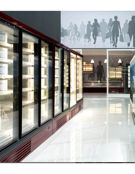 Kyldisk Genova OV-BT Plugg-in- Glasdörrar