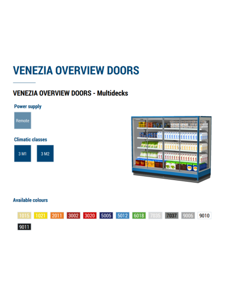 Kyldisk Venezia OV- Centralkyla- Dörrar