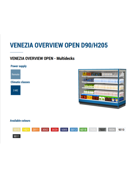 Kyldisk Venezia OV- Centralkyla- Öppen