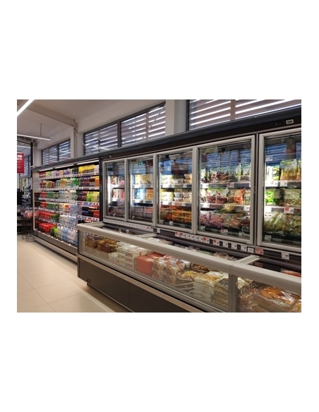 Väggfrys med frysbox MILANO- centralkyla