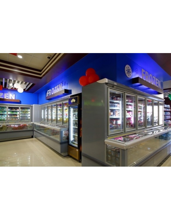 Väggfrys med frysbox MILANO- centralkyla