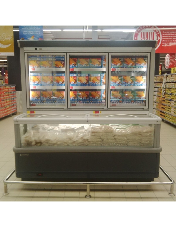 Väggfrys med frysbox MILANO- centralkyla