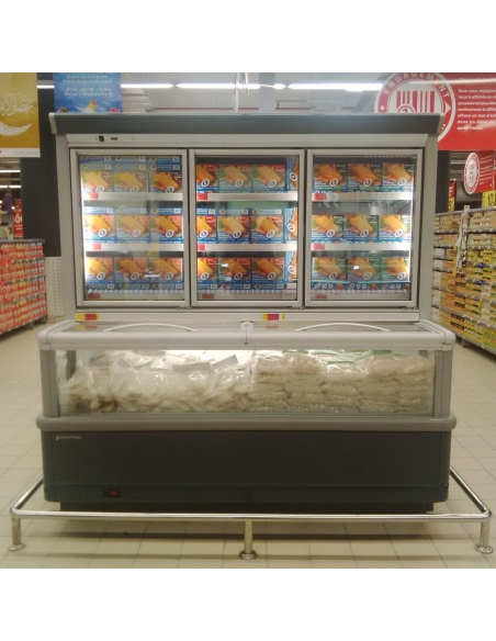 Väggfrys med frysbox MILANO- centralkyla