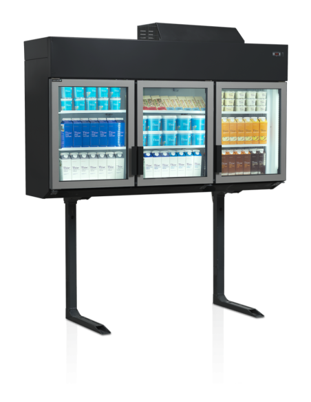 Supermarket väggfrys med frysbox MTF185B VS - SFI185B-CF VS