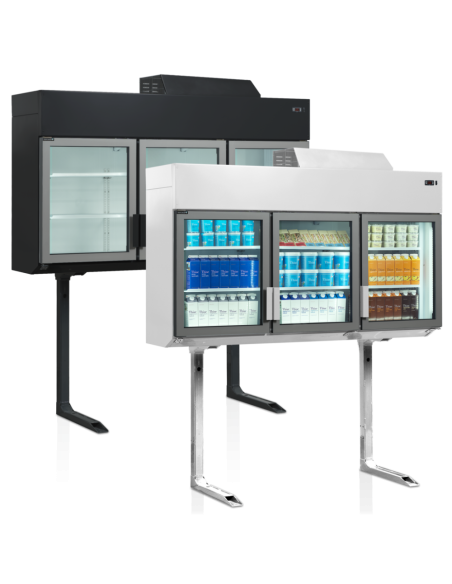 Supermarket väggfrys med frysbox MTF185B VS - SFI185B-CF VS