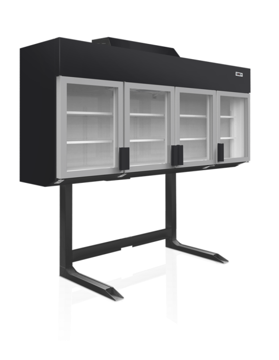 Supermarket väggfrys med frysbox- MTF250B VS - SFI250B-CF VS