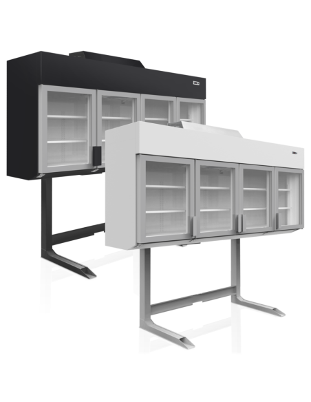 Supermarket väggfrys med frysbox- MTF250B VS - SFI250B-CF VS