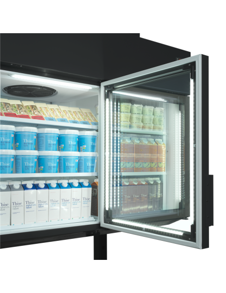 Supermarket väggfrys med frysbox- MTF250B VS - SFI250B-CF VS