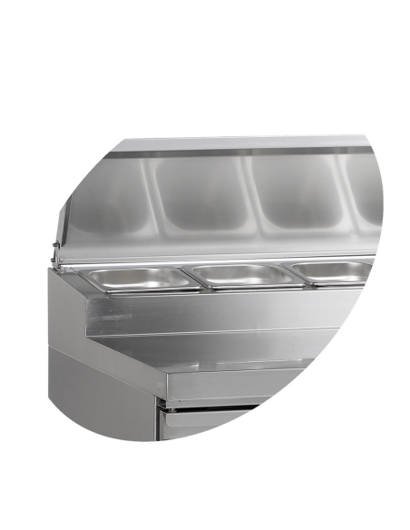 Salladskyl 3 dörrar Tefcold SS1435