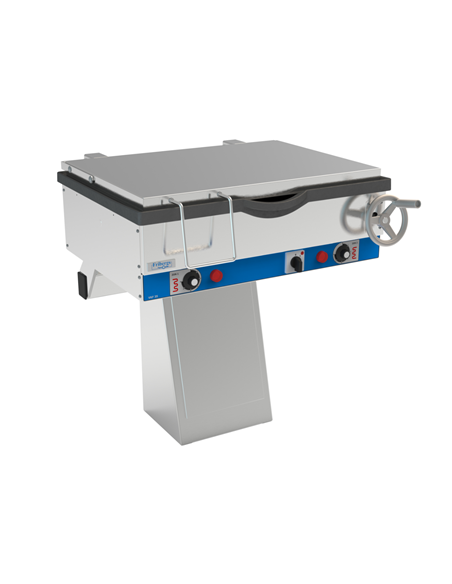 Stekbord - VKF40D/1 - Pelarfot Fast Höjd - Arbetsyta - 720x550x140mm