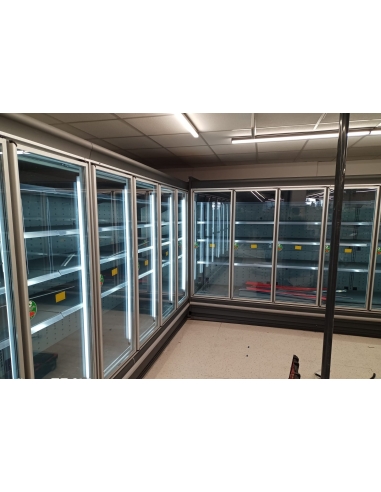 Glasdörrar för kylrum