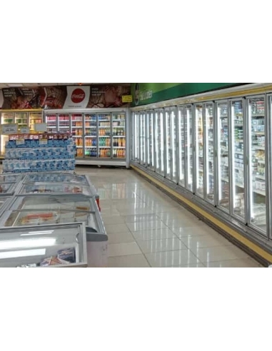 Glasdörrar för kylrum