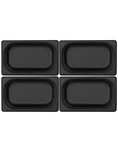 GN kantin 1/4-100 Svart