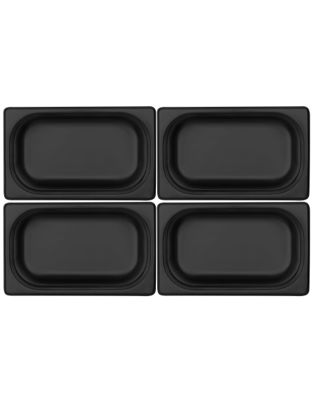 GN kantin 1/4-100 Svart