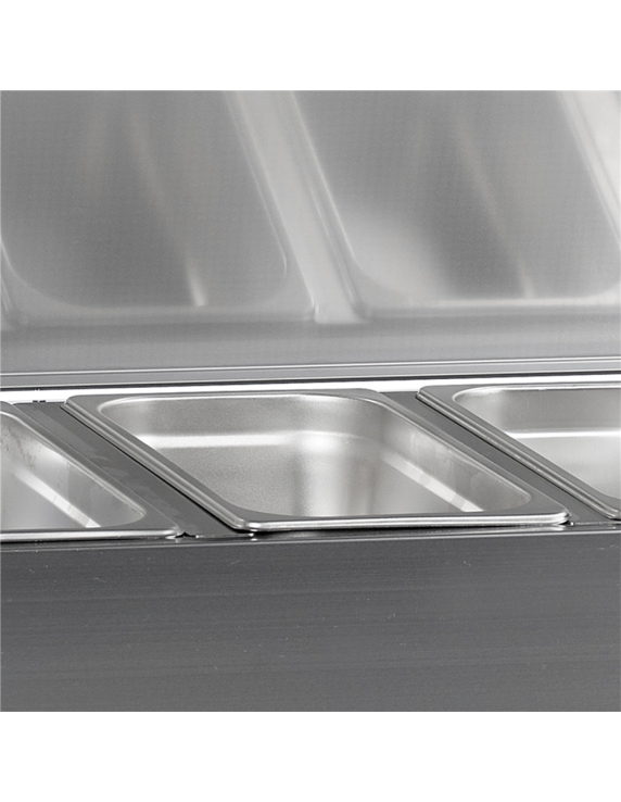 Kylränna GN 1/4 Tefcold - VK33-120 S/S LID