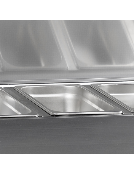 Kylränna GN 1/4 Tefcold - VK33-120 S/S LID