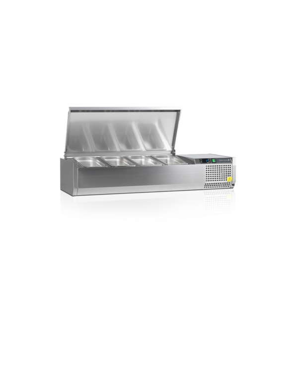 Kylränna GN 1/4 Tefcold - VK33-120 S/S LID