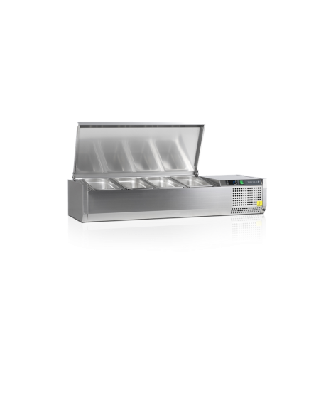 Kylränna GN 1/4 Tefcold - VK33-120 S/S LID