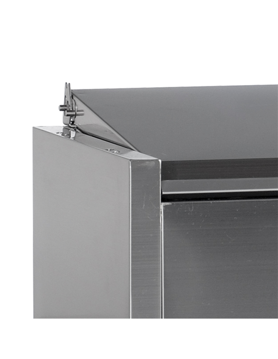 Kylränna GN 1/4 Tefcold - VK33-120 S/S LID