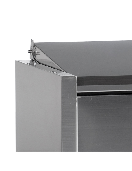 Kylränna GN 1/4 Tefcold - VK33-120 S/S LID