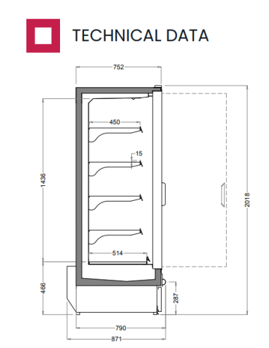 IVY FROZEN - Plug-in Frysdisk