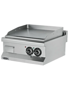 Hårdkromstekhäll 1/2 Räfflad stekyta- Bredd 600mm- 7,2kW