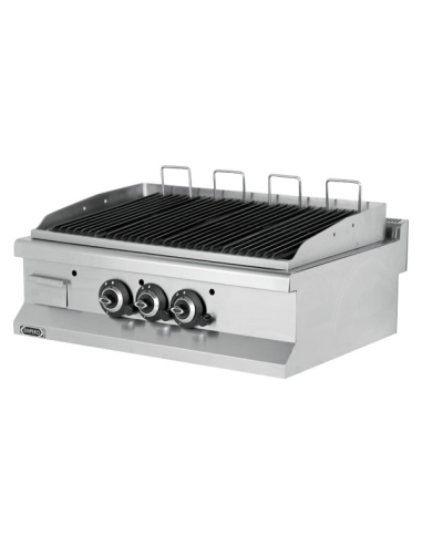 Lavastengrill Gas- Bredd 900mm - 19,38 kW