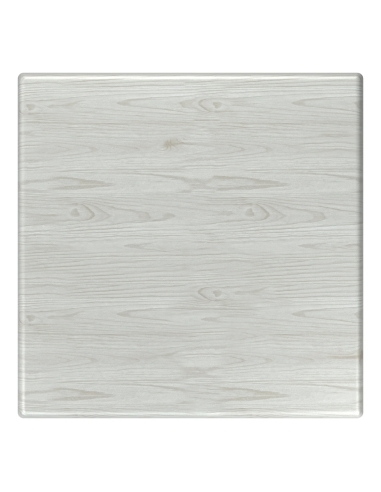 Bordsskiva 70x70cm, White wood