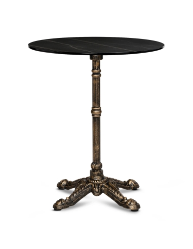 Bordsskiva Sten Ø 60cm, Svart