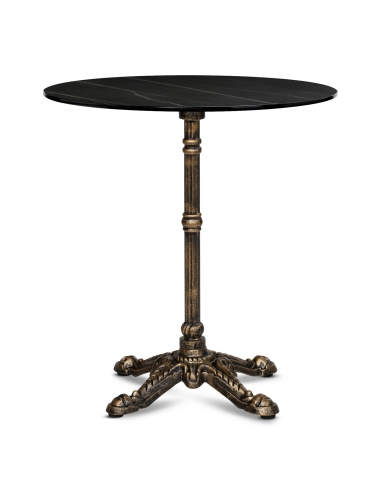 Bordsskiva Sten Ø 70cm, Svart