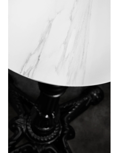 Bordsskiva Sten Ø 70cm, Vit