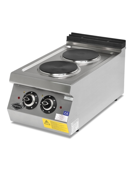 Spis 2 runda plattor- Bredd 400 mm - 4,0 kW