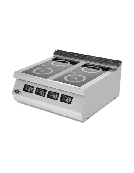 Induktionsspis 4 zoner- Bredd 800 mm - 12,0 kW