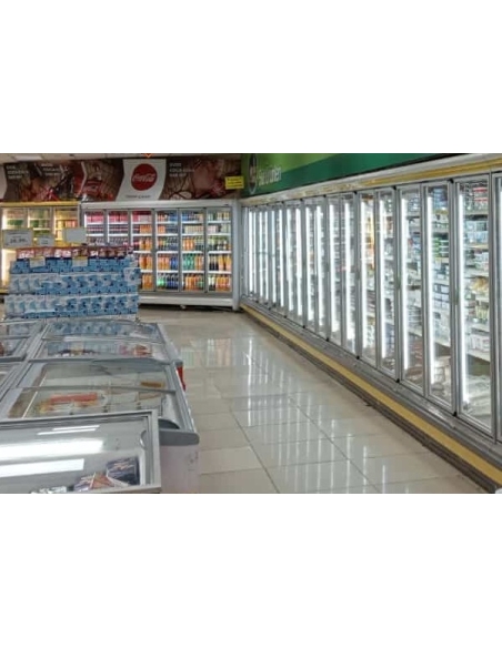 Glasdörrar för kylrum