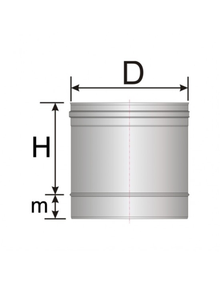 KLB250 - Rör 250 mm