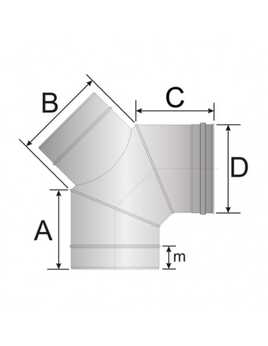 KLDI90 - 90º - Böj med inspektionslucka