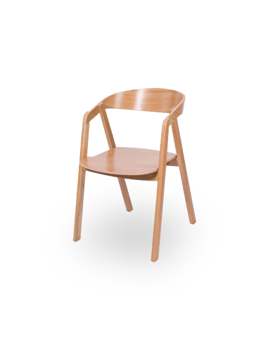 Restaurangstol i trä- ek