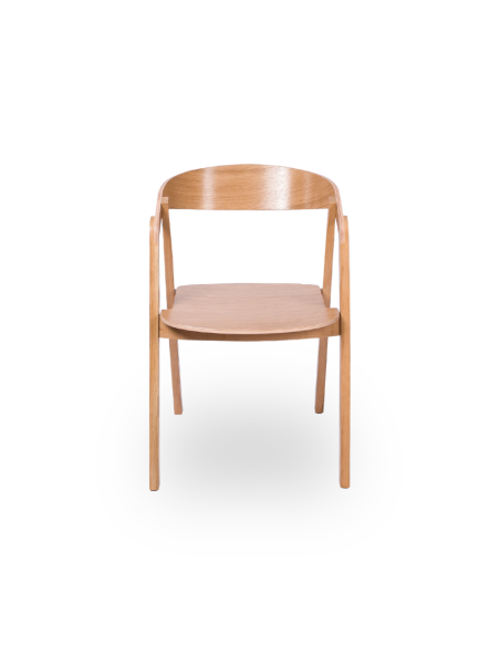 Restaurangstol i trä- ek