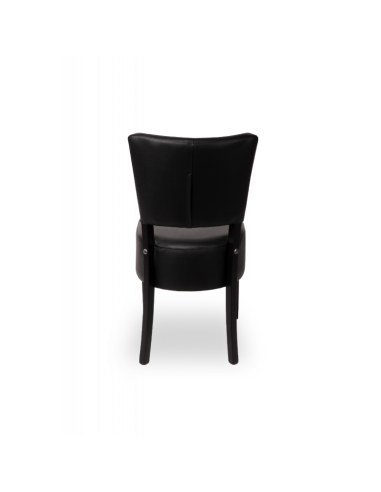 Restaurangstol i trä - svart