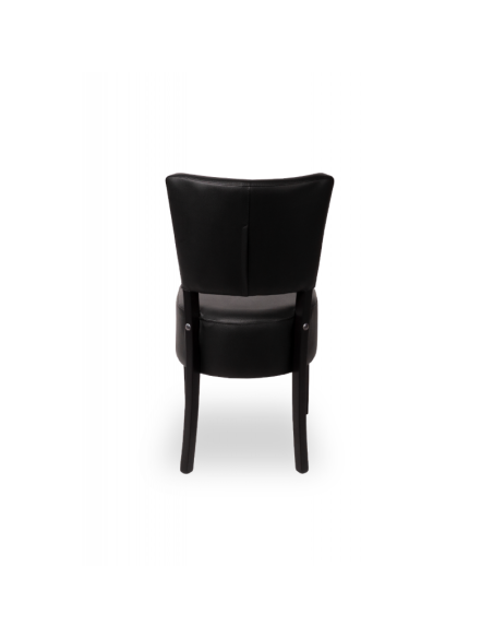 Restaurangstol i trä - svart