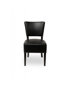 Restaurangstol i trä - svart