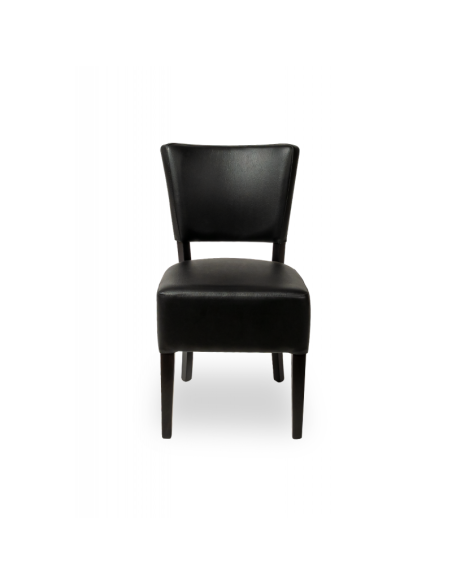Restaurangstol i trä - svart