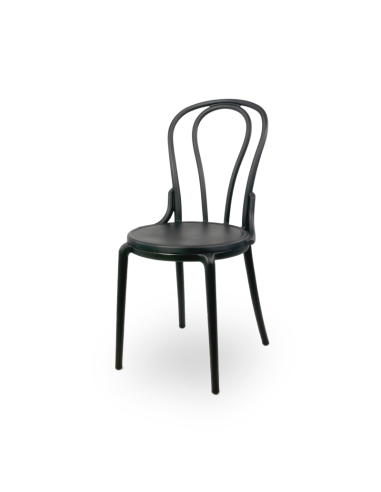 Bistrostol klassisk svart