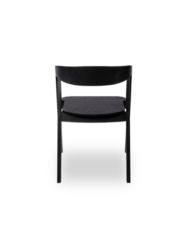 Restaurangstol i trä - svart
