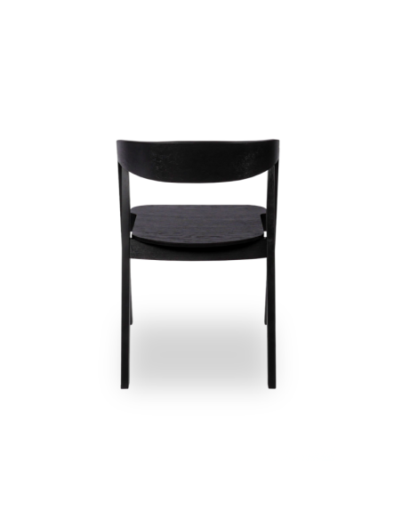 Restaurangstol i trä - svart