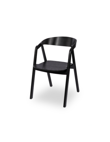 Restaurangstol i trä - svart