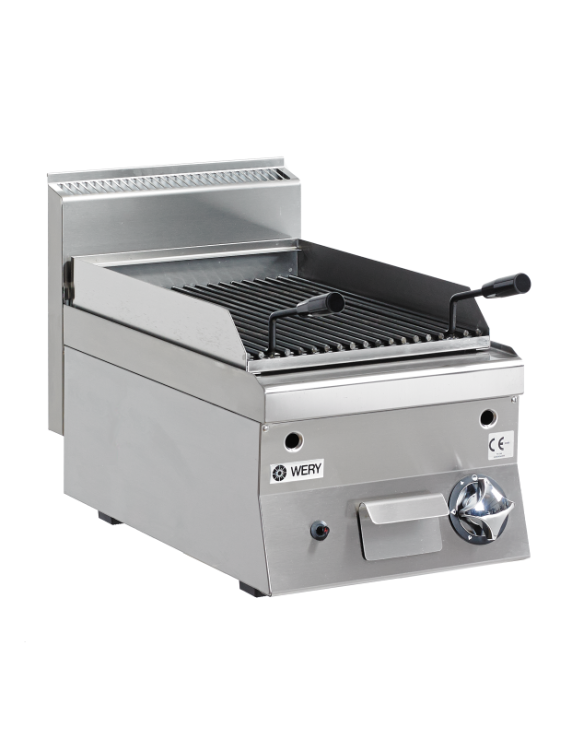 Wery PLG 64 - Gas Lavastensgrill Rundstavs-grillgaller