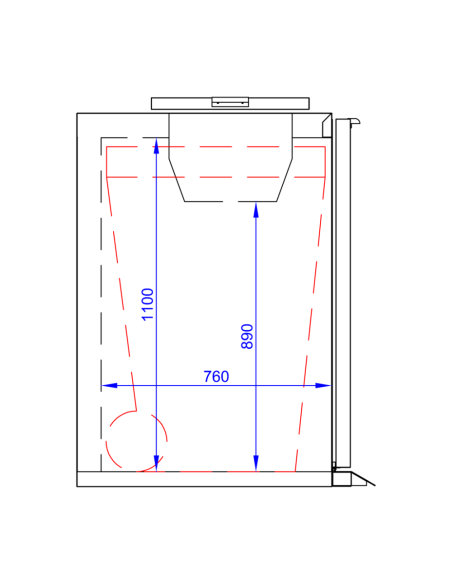 Avfallskylare Tefcold WBC 480